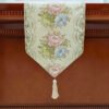 European Jacquard Embroidered Table Runner