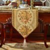 European Jacquard Embroidered Table Runner