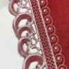 Christmas Red Embroidered Table Runner