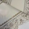 Embroidered Cutwork Fabric Table Runner