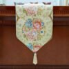 European Jacquard Embroidered Table Runner
