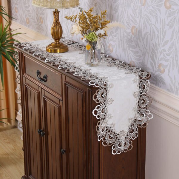 table runner (5) Satin Jacquard Table Runner