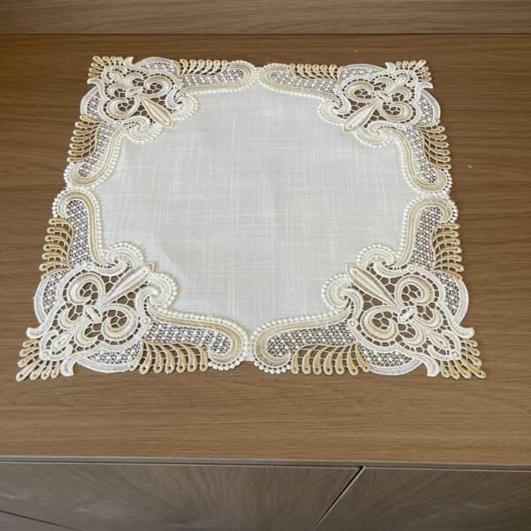 table runner (5) Green Pink Elegant Table Runner
