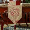 European Jacquard Embroidered Table Runner