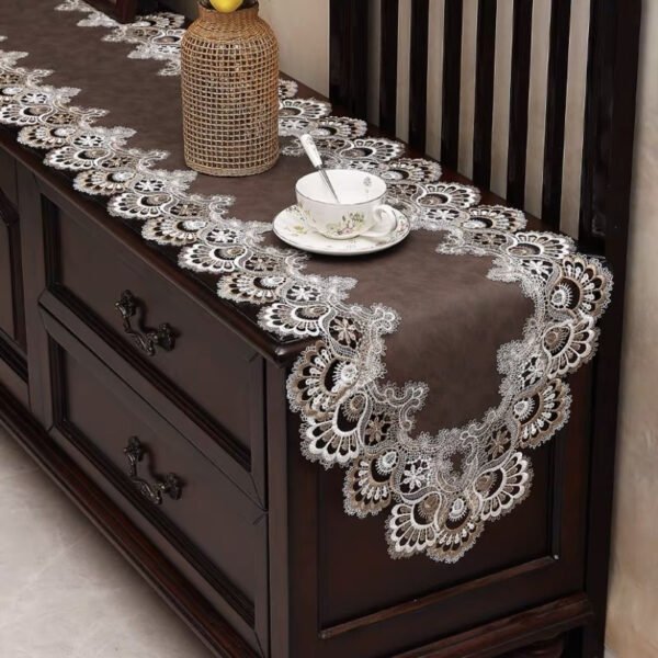 PU Lace Table Runner