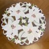 table runner (6) Lily Embroidered Table Runner