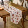 Double Layer Mesh Embroidered Table Runner