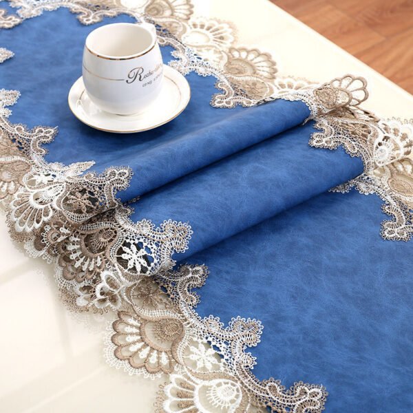 Waterproof PU Lace Table Runner