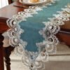 Waterproof PU Lace Table Runner