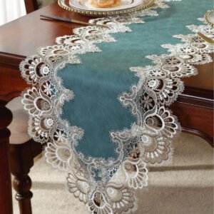 Waterproof PU Lace Table Runner